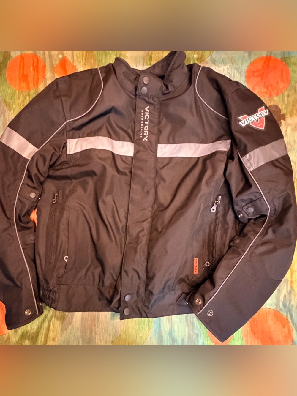 Victory Motorcycles Jacket Womens Size XL Black Liner Heavyweight New Without Ta